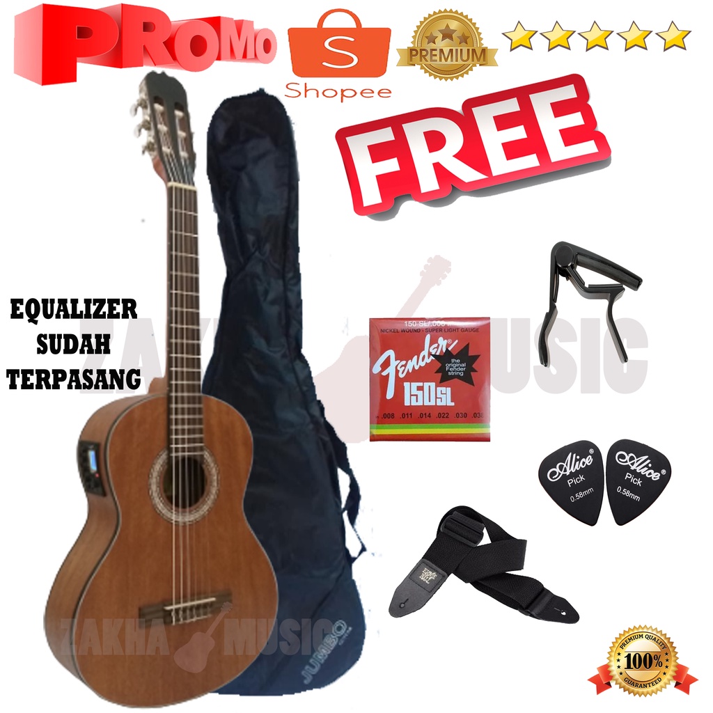 PROMO Gitar Cowboy CG 100 NS NA | Classic Senar Nylon Merk Cowboy Original Tipe CG-100 NA NS Klasik 