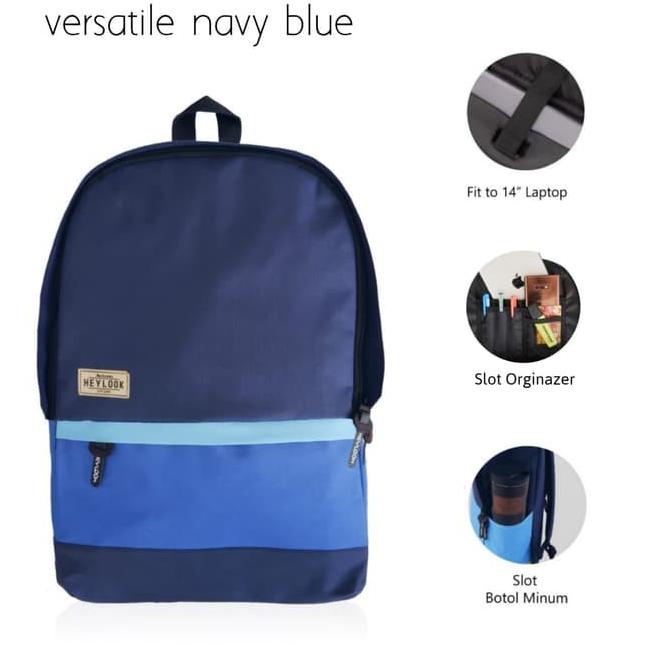 Siap Kirim.. Termurah Tas Ransel Export Delanoir Lite Sheila 725RI   /  Sekolah Clasic - Purple Pink