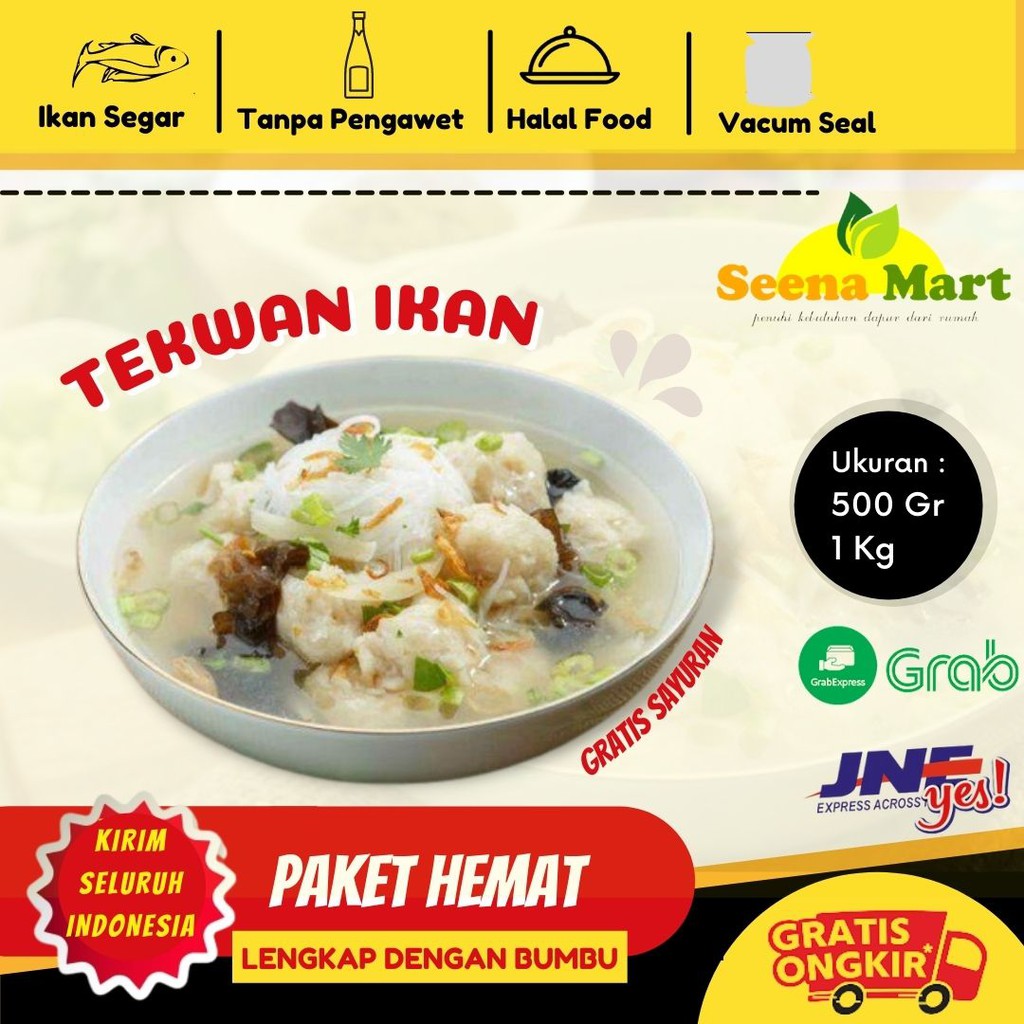 Tekwan Frozen Food Makanan Instan Makanan Frozen Tekwan Instan Tekwan Kering Palembang Tekwan Ikan