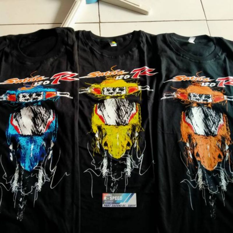 Kaos satria 2 tak 120ru lumba kotak keren