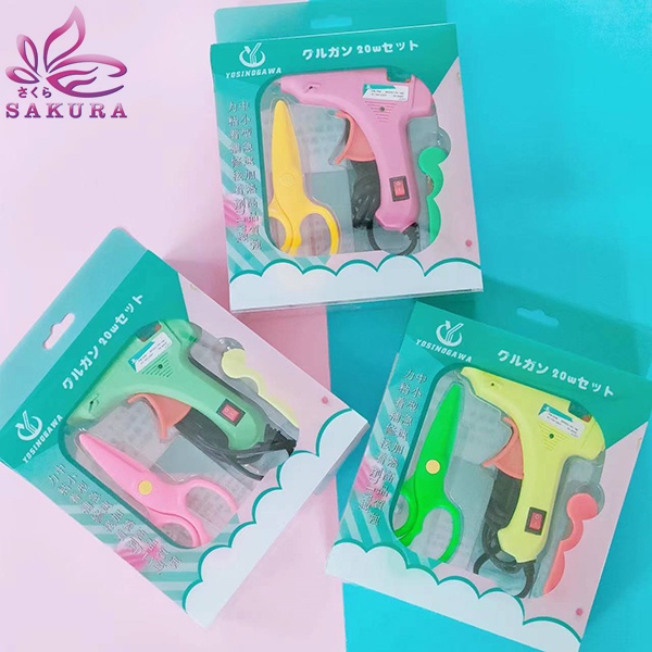 GLUE GUN LEM TEMBAK 20W  PAKET / FREE LEM -SOSOYO