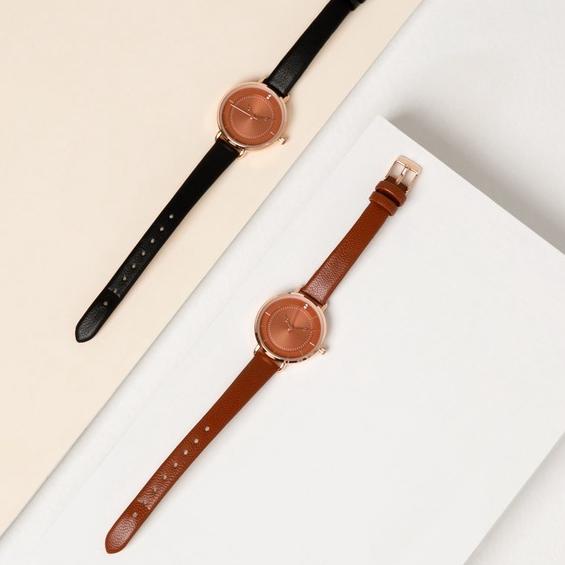 오 Berrybenka - Jam Tangan Kulit Wanita Brenda Janice Classic Watch Promo