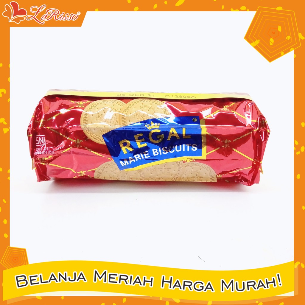 

REGAL 250GR BISKUIT MARIE SUSU SPESIAL