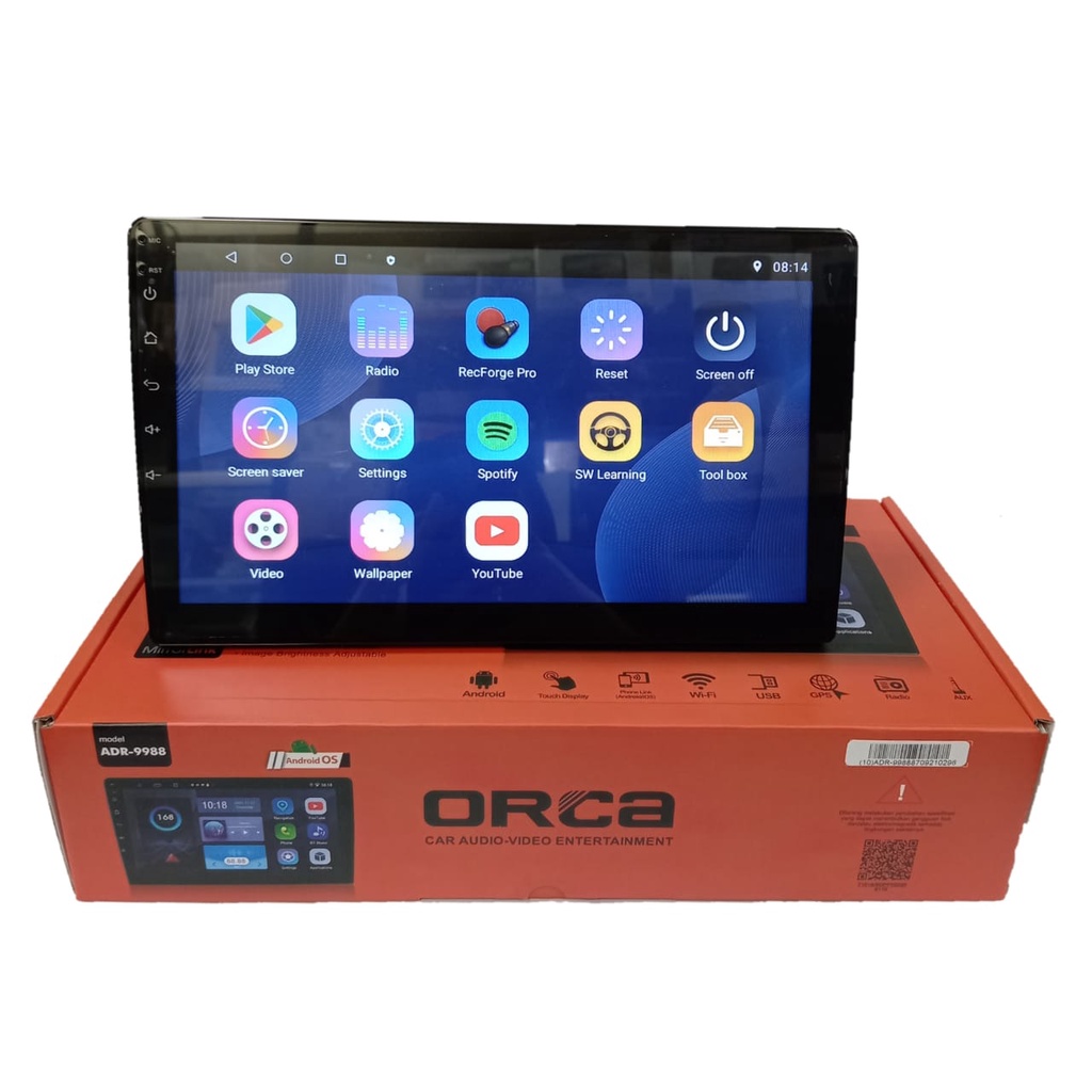 Head Unit Orca ADR 9988 10 inch Android