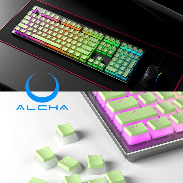 ALCHA KEYCAPS PUDDING / PUDING BACKLIT MECHANICAL KEYBOARD TOSCA