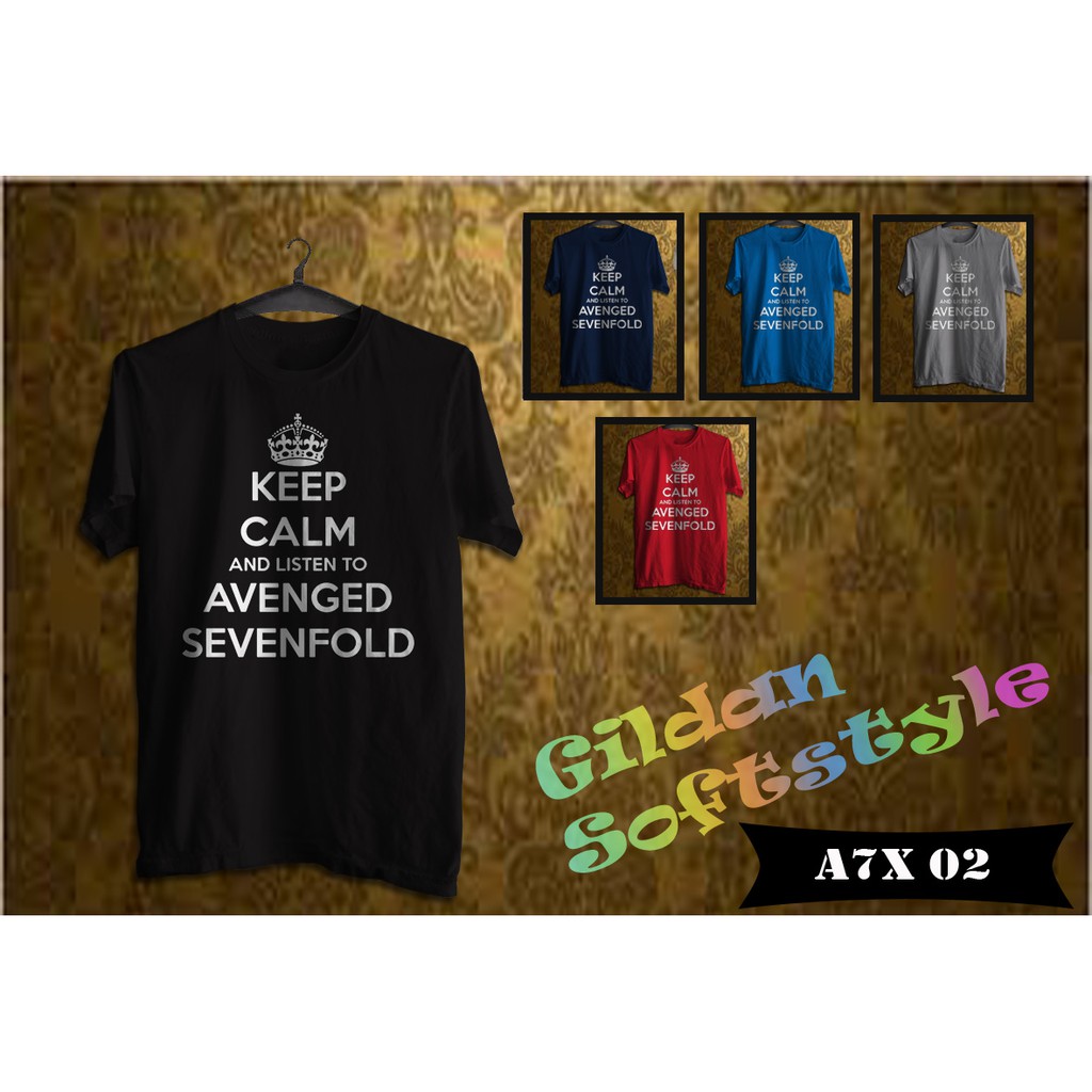 kaos avenged sevenfold original gildan a7x02