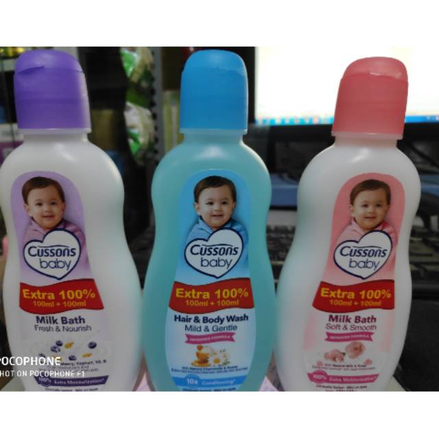 CUSSONS BODY WASH 100+100m