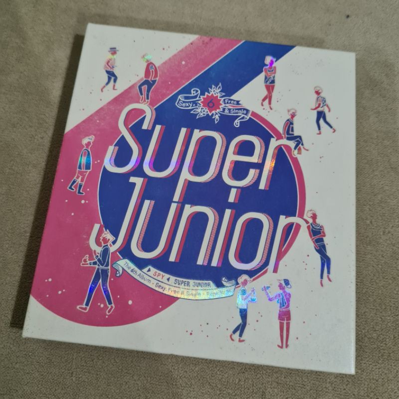 SUPER JUNIOR - SPY (SEXY FREE & SINGLE REPACKAGE) ALBUM