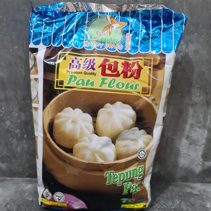 

Ds11D Happy Grass Tepung Pao Bakpao 1,3Kg / Instant Flour Premiun Wheat Pau G6B040B