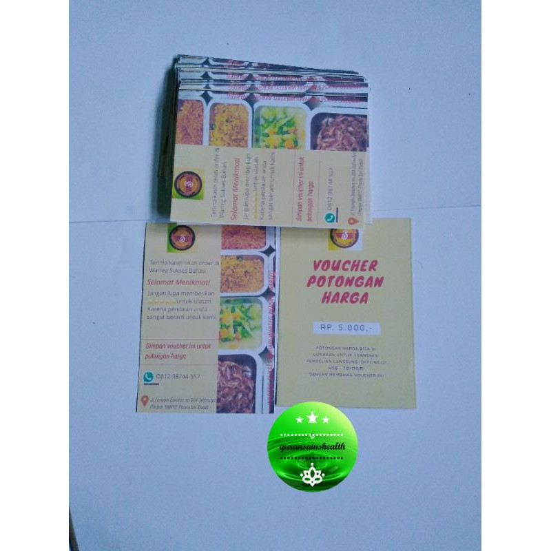 

CETAK BROSUR/PAMFLET/FLYER HVS Full Color (A7 A6 A5 A4)