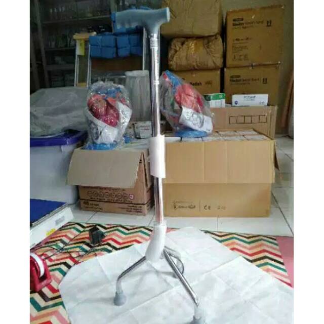 Tongkat / Alat Bantu Jalan / Lumpuh / cacat / kaki 3 dan 4 onehealth