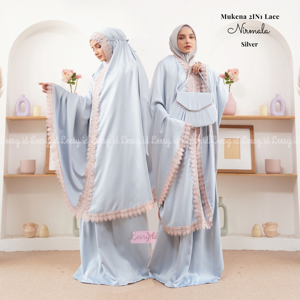 Jumuna - Mukena Dewasa 2in1 Nirmala Silk Premium