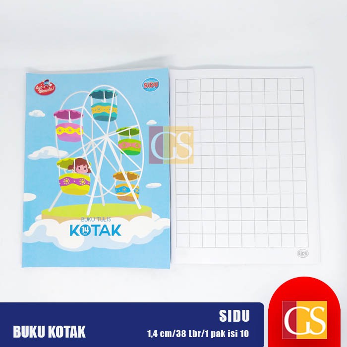 

BUKU KOTAK BESAR SIDU SQ 14 14mm 1,4cm 38 LEMBAR SINAR DUNIA