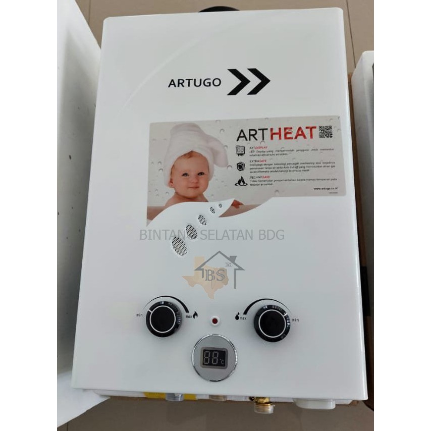 WATER HEATER GAS ARTUGO/ PEMANAS AIR GAS ARTUGO HG 6 A