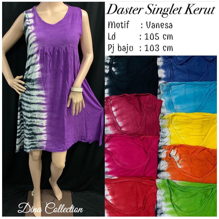 Daster Singlet Kerut Vanesa