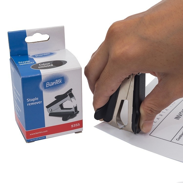 

Bantex Staple Remover atau alat pelepas staples ref. 9355