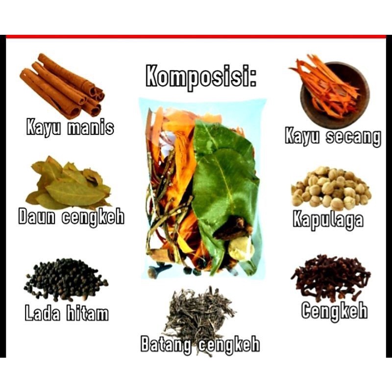 

Wedang uwuh Karisma TANPA JAHE TANPA GULA