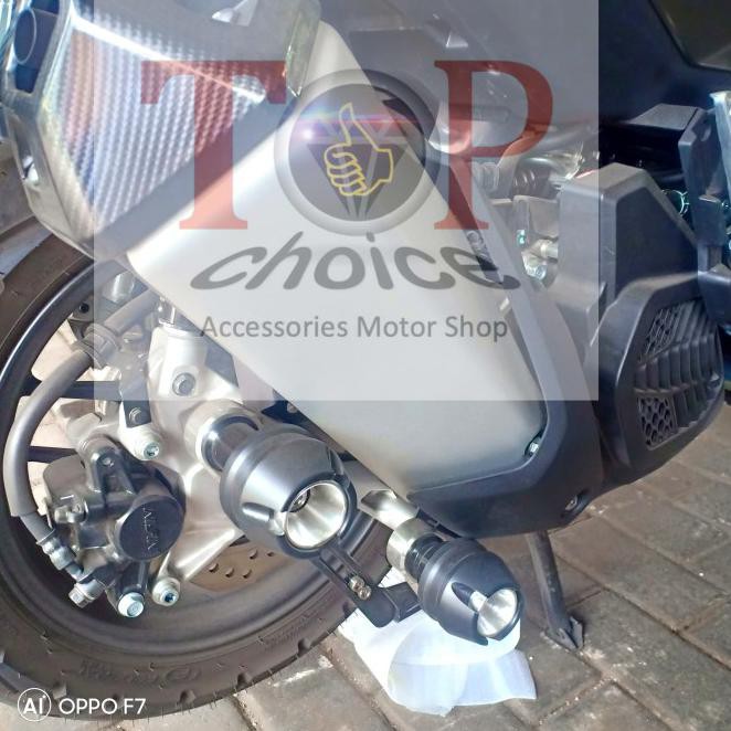 Sale Pelindung Knalpot Jalu Knalpot Adv Black Diamond - Silver Termurah