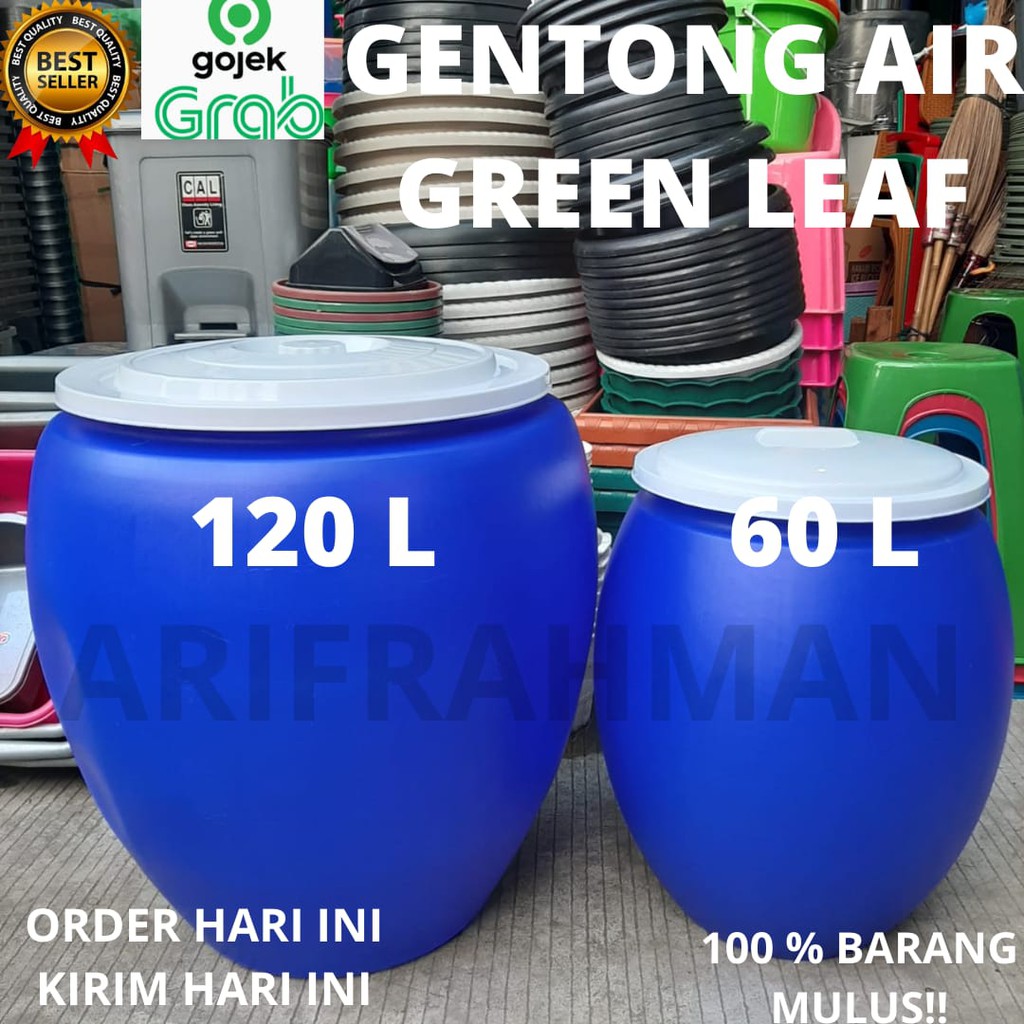 Jual New Green Leaf Gentong Air 60 120 Liter Tong Air Shopee Indonesia 8322