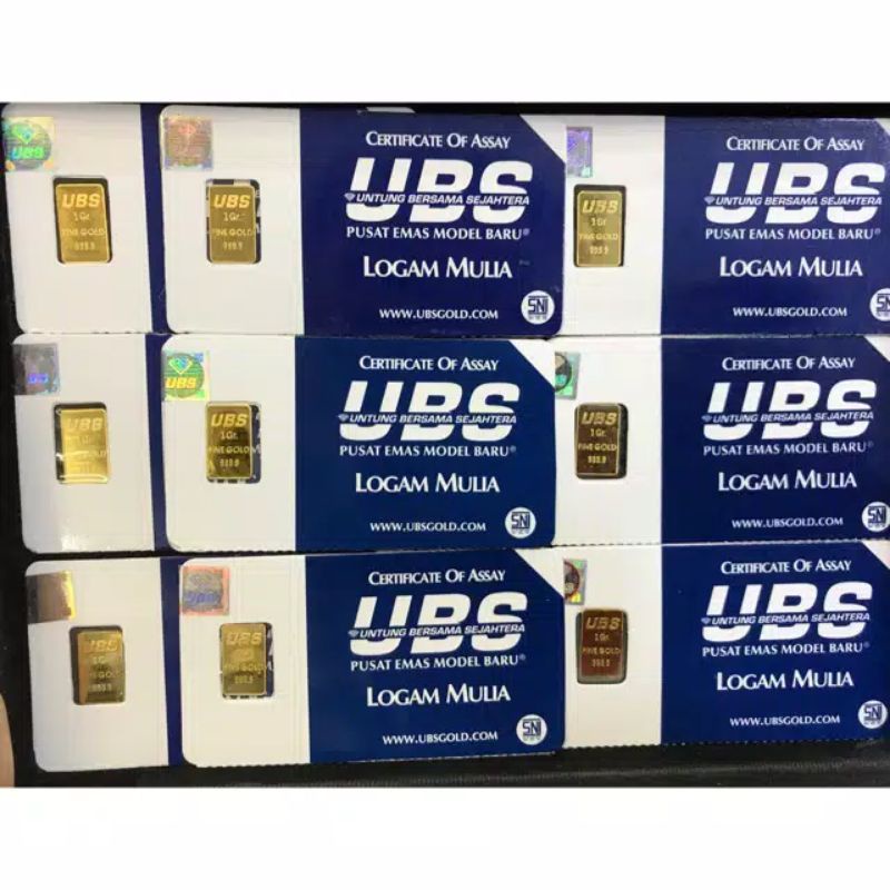 LOGAM MULIA EMAS UBS 1 gram UBS EMAS