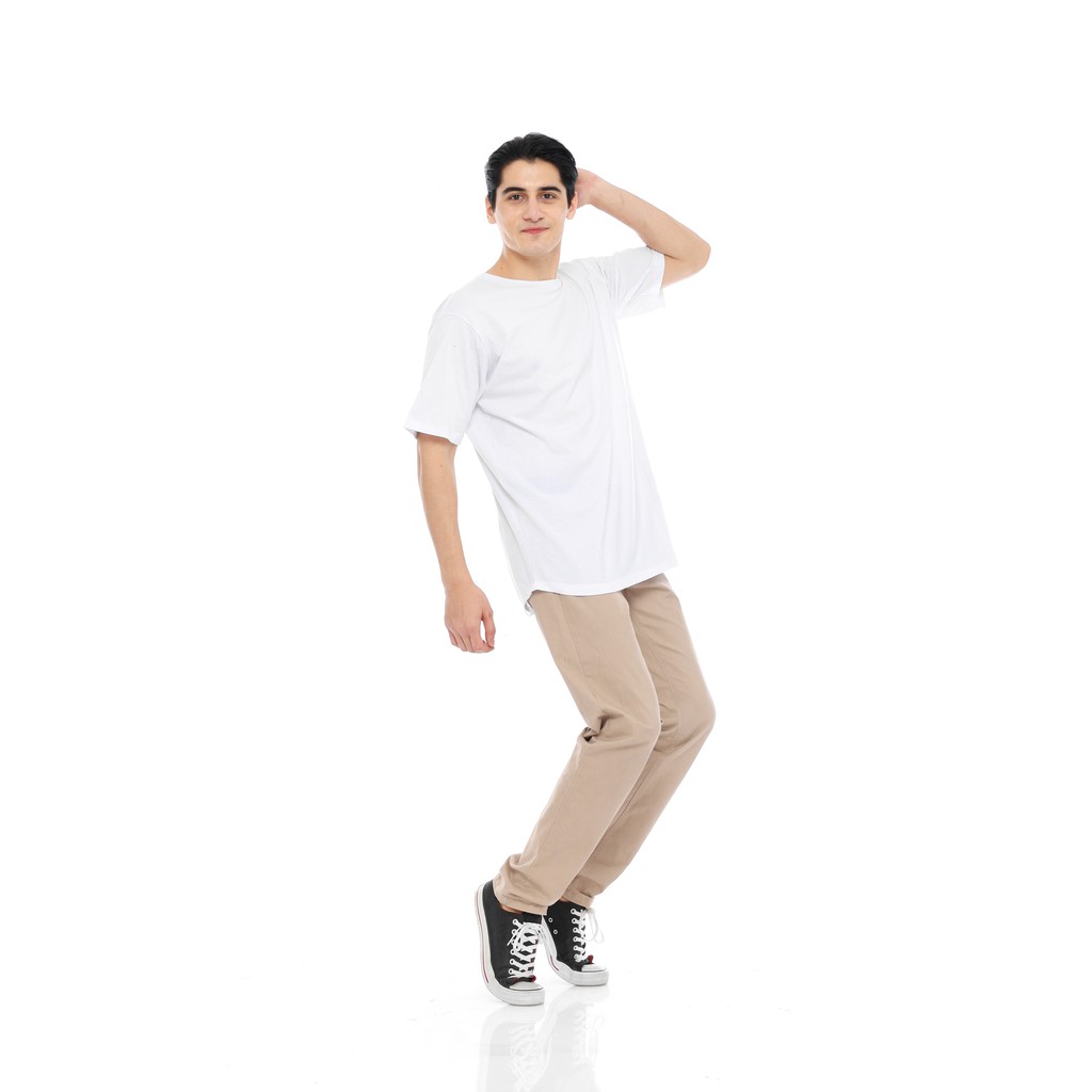 Dyllco T-Shirt Crewneck White - Kaos Polos Putih