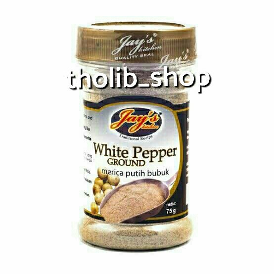 

bumbu Jay's white pepper ground - merica putih bubuk 75gr btl