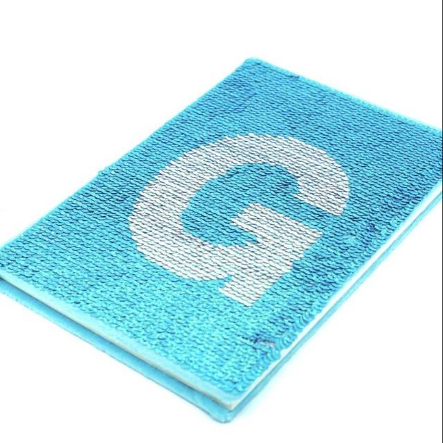 

Notebook Alphabet Sequin (Dua design cover) 7305