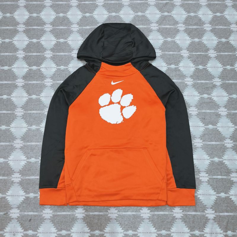 Hoodie Anak Nike Clemson Tigers Therma fit Colorblock Original