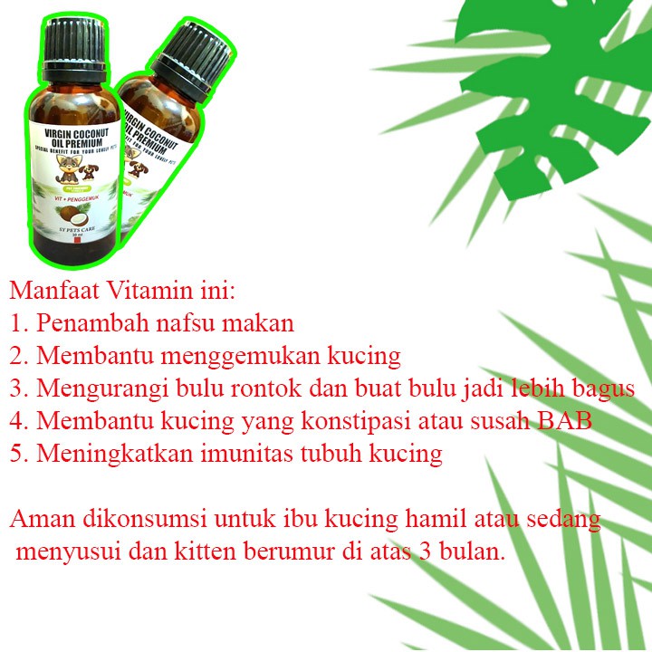 vitamin penambah nafsu makan kucing 30 ml