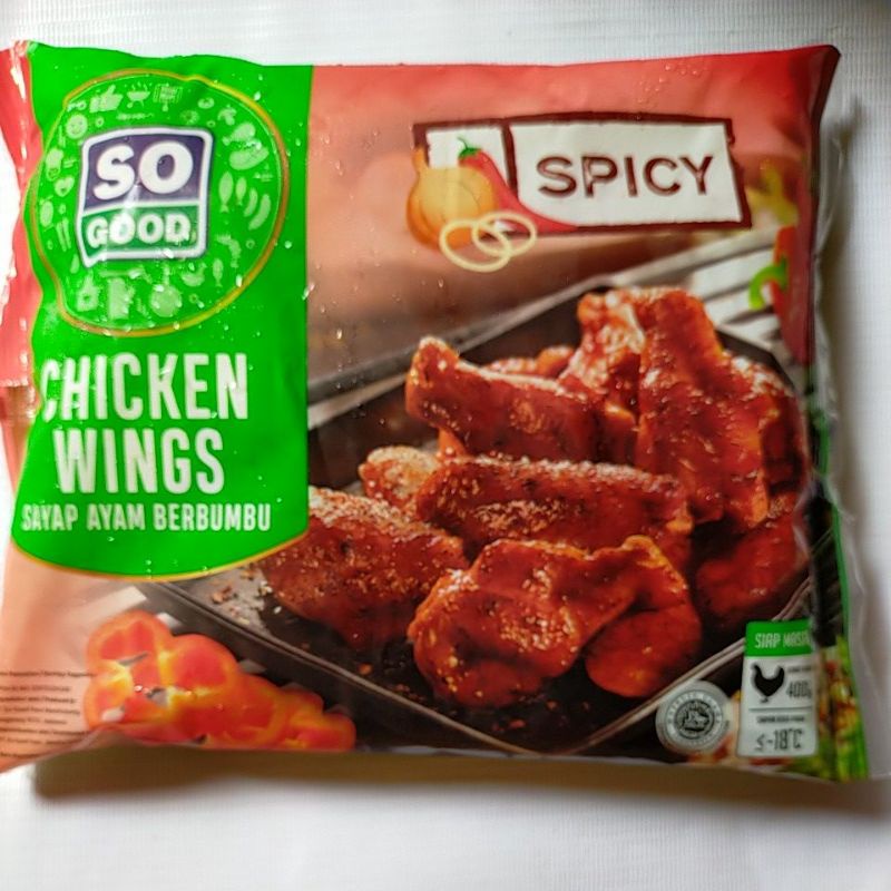 

Sogood Spicy wings 400 gr