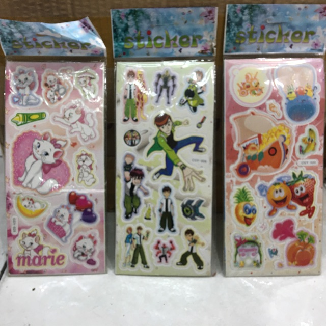 

Stiker karakter gambar random