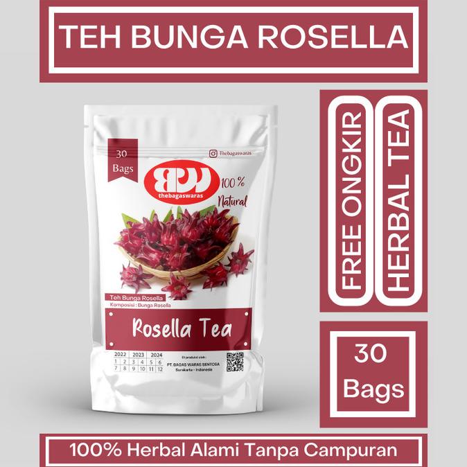 

[COD] Teh bunga rosella merah untuk diet dan lainya isi 30 bags [COD]