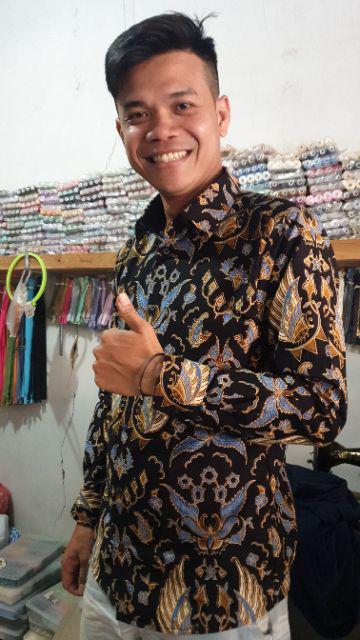 Kemeja Batik Alisan Slimfit New Design Lengan Panjang