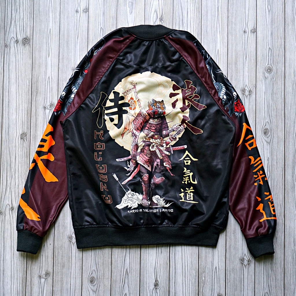 HOLYSKY | SUKAJAN TIGER SAMURAI | JACKET TRACKTOP BASEBALL | UNISEX