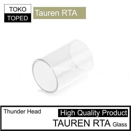 koleksi tabung bahan kaca Thunder Head Tauren RTAx Replacement warna glass bening