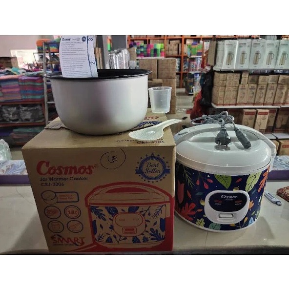 COSMOS CRJ 3306 3301 MAGIC COM JAR RICE COOKER 1.8L MEMASAK &amp; MENGHANGATKAN NASI  SEMARANG