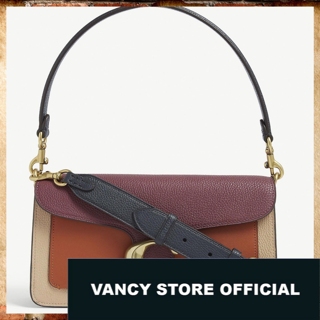 TAS ORIGINAL COACH - Tabby 26 In Colorblock Vintage Mauve [ FULL SET NEW WITH TAG ]