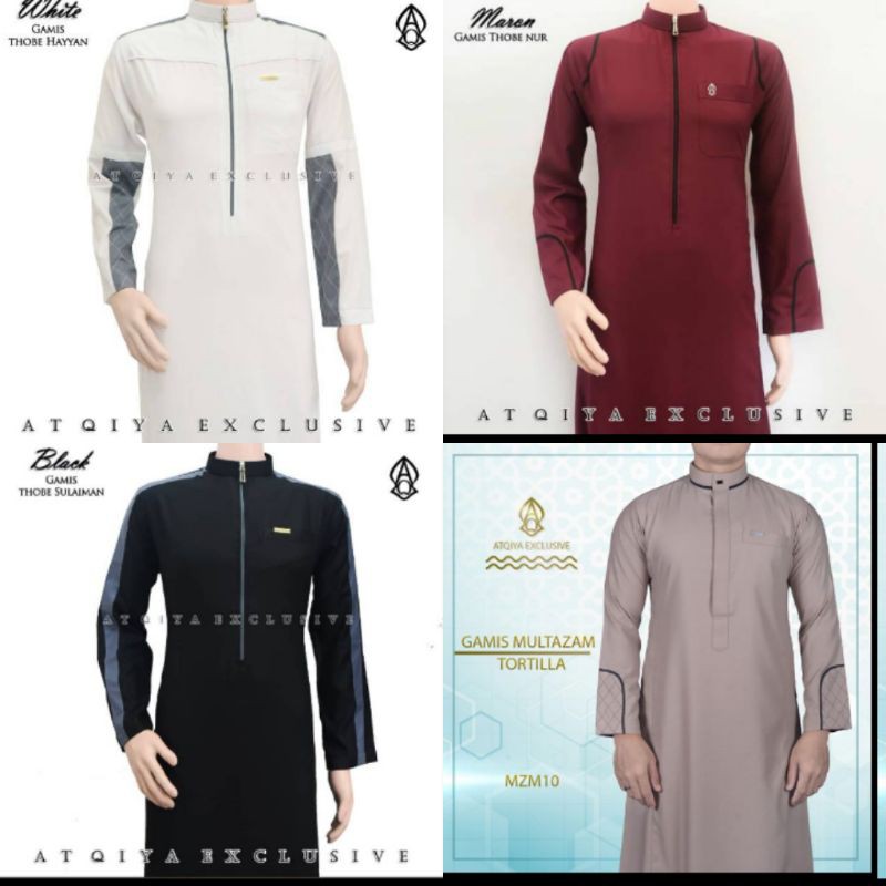 jubah pria thobe hayyan long atqiya exclusive gamis pria terbaik dewasa Dan remaja
