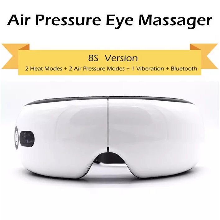 4D Eye Massager Alat Pijat TerapiMata Air Pressure &amp; Hot Compress