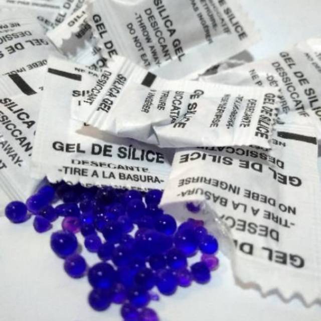 Silica / Silika Gel Biru Sachet Kertas Kualitas Premium