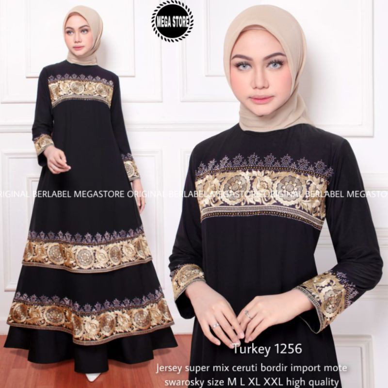 COD ✓ BAJU MURAH DRESS WANITA GAMIS TURKEY ARABIAN