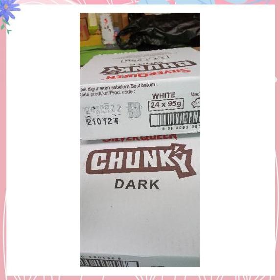 

LRS SILVERQUEEN CHUNKY BAR BOX ISI 24 PCS X 95GR - COKELAT SILVER QUEE DC51C1215