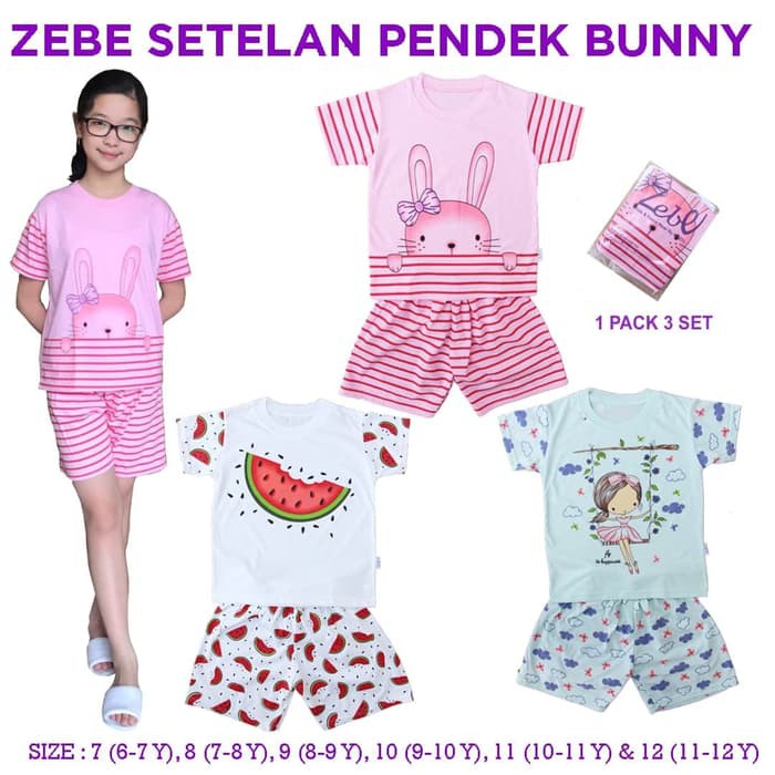 Zebe - Setelan Pendek BUNNY