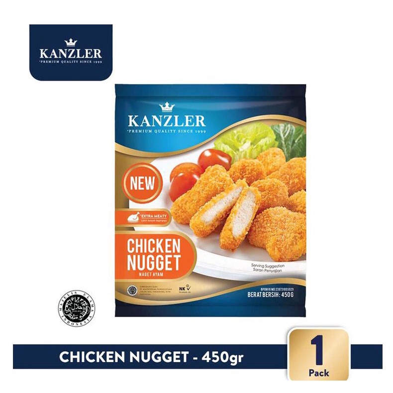 

Chicken Nugget Double Crispy Kanzler 450gr