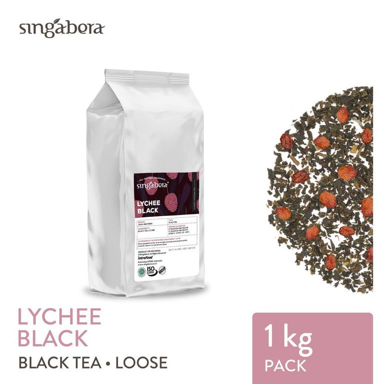 

Singabera Lychee Black - Black tea / Teh hitam - 1 Kg
