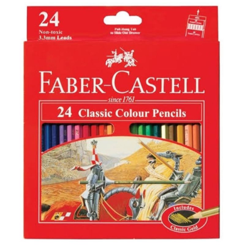 

PENSIL WARNA 24 FABER CASTELL CLASIC