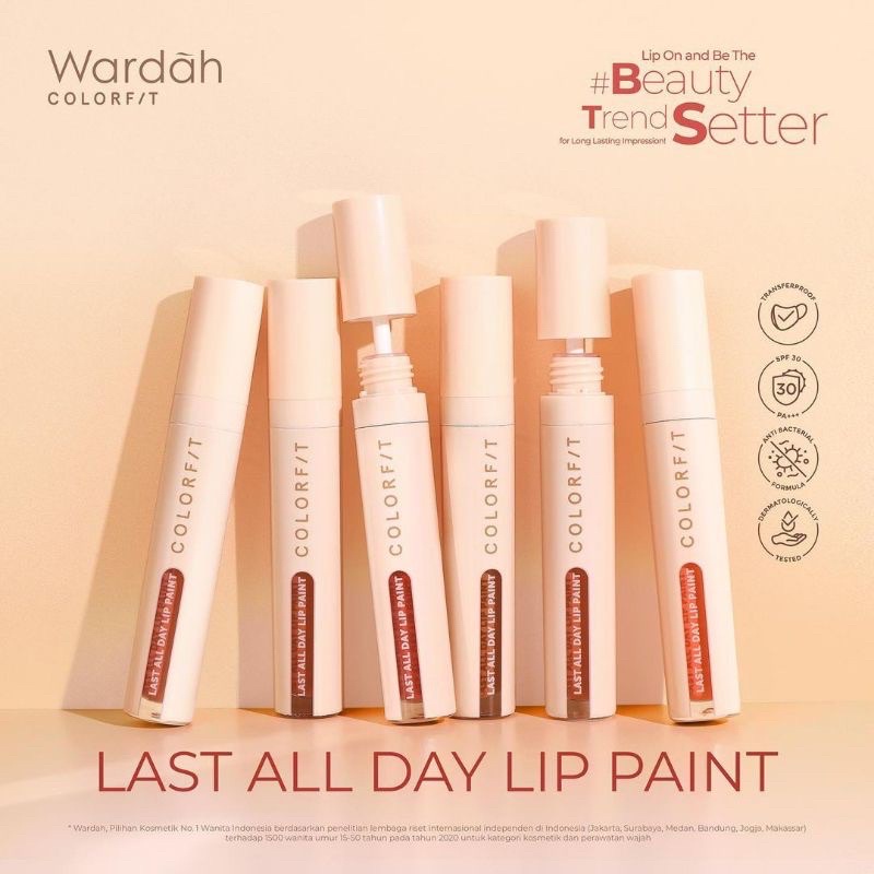 Wardah colorfit lipmatte ORIGINAL - last all day lip paint matte color fit