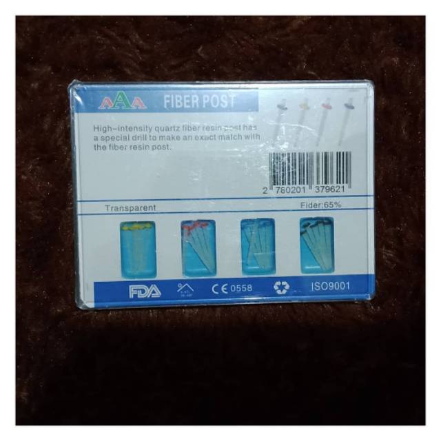 

Dental pin Fiber post