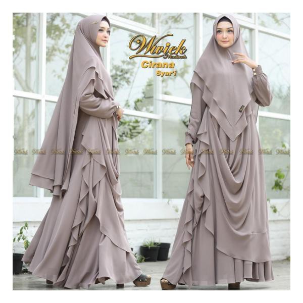 CIRANA SET size L set gamis syari by WIWIEK MUSLIMAH