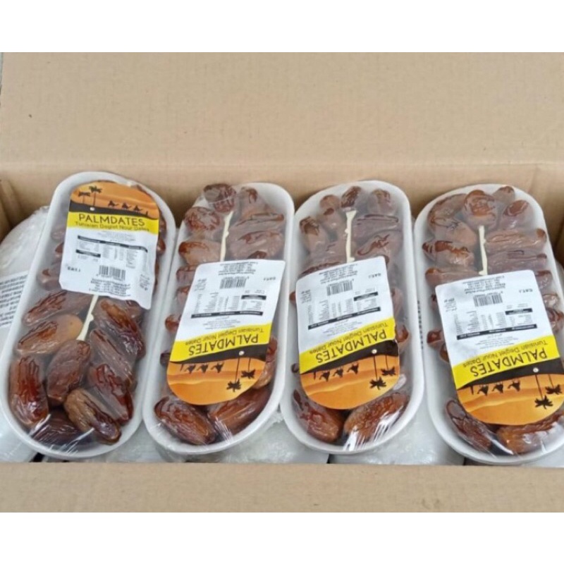 

Kurma Palm Dates Tunisia 1 Dus (isi :24 Pack) fresh Import